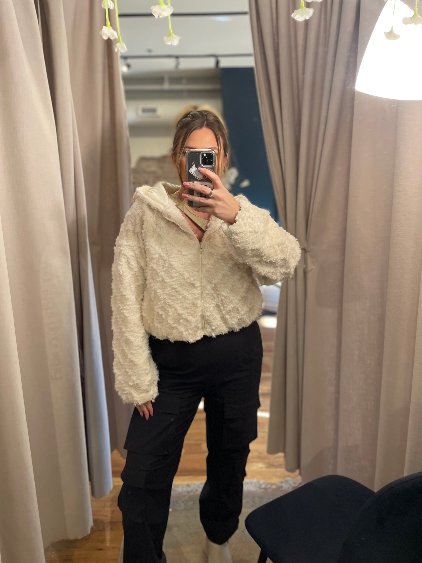 Cream teddy
