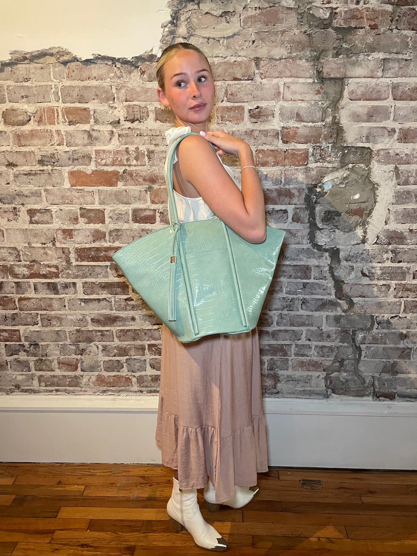 croc purse