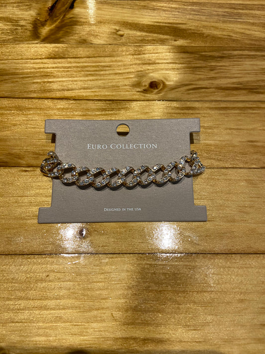 Thick chain bracelet