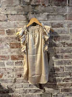 Cream ruffle